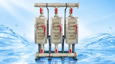 BDD electrode test module for wastewater research